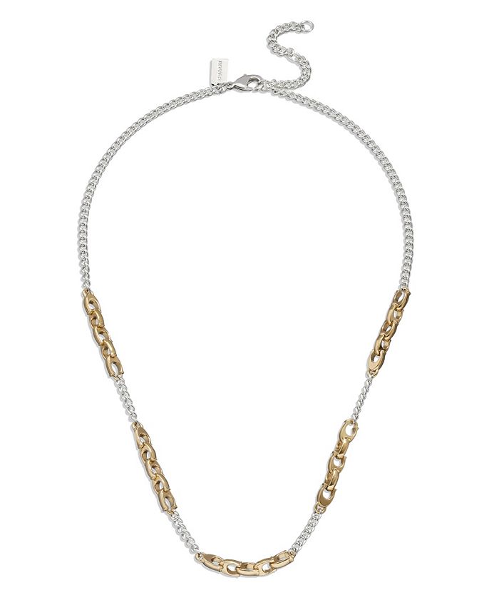 COACH Signature Mixed Chain Necklace - Macy's