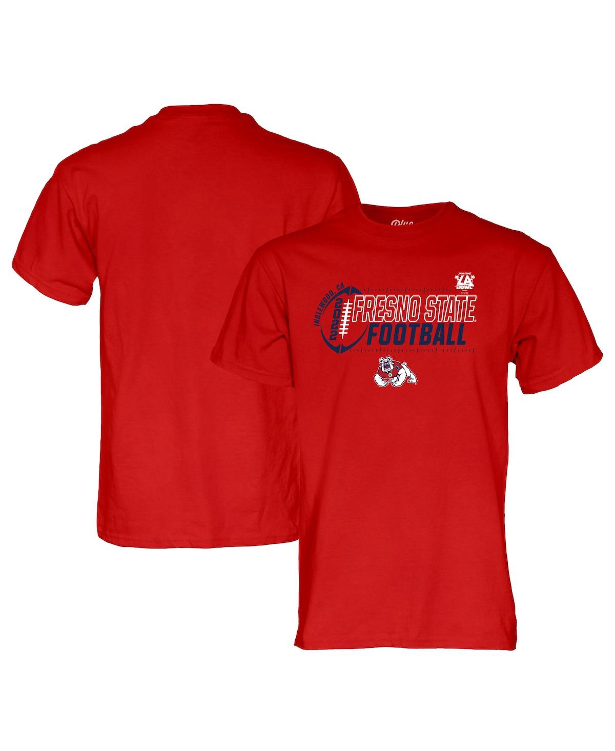 Men's Blue 84 Red Fresno State Bulldogs 2022 Jimmy Kimmel La Bowl T-shirt - Red