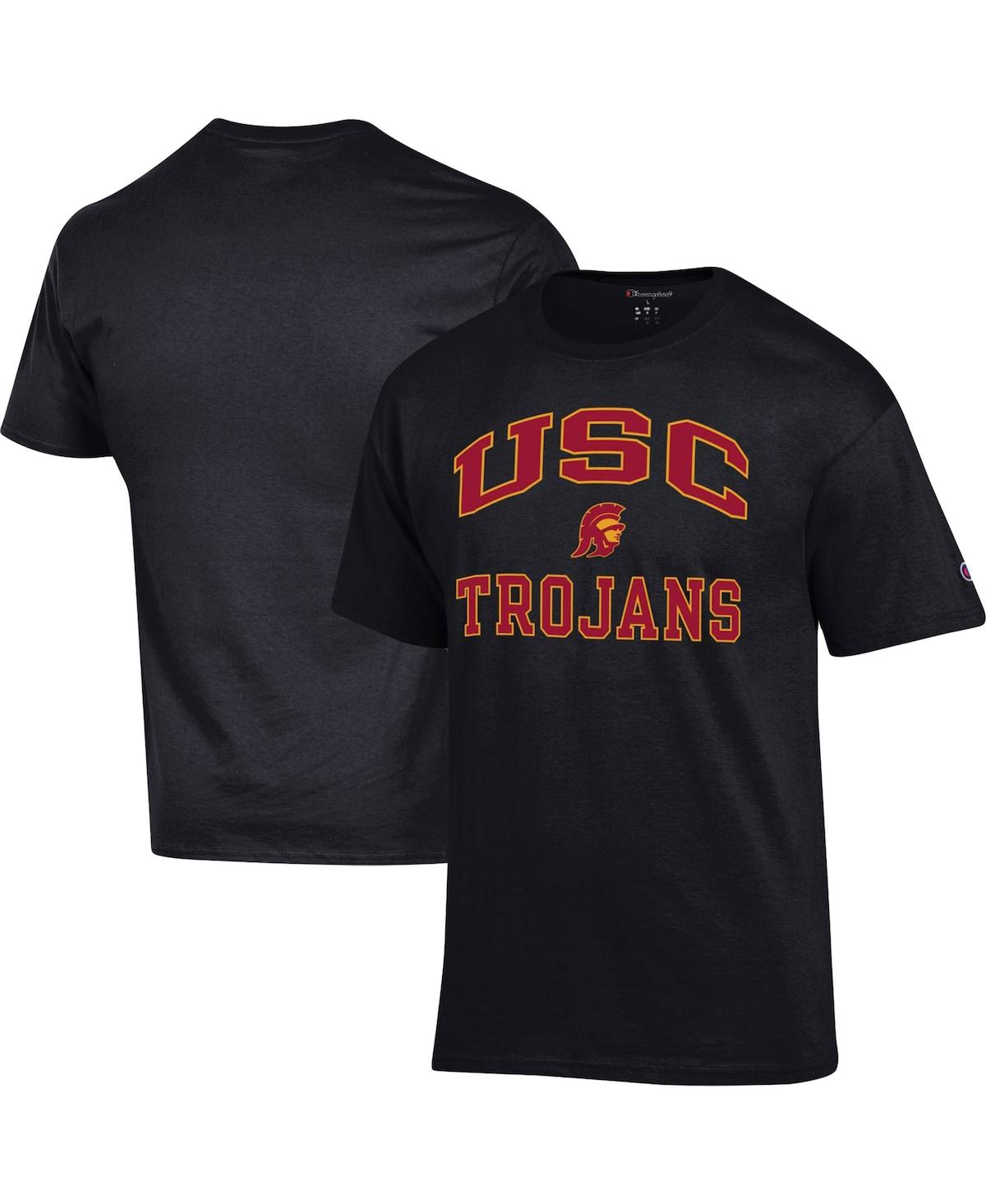 Shop Champion Men's  Black Usc Trojans High Motor T-shirt