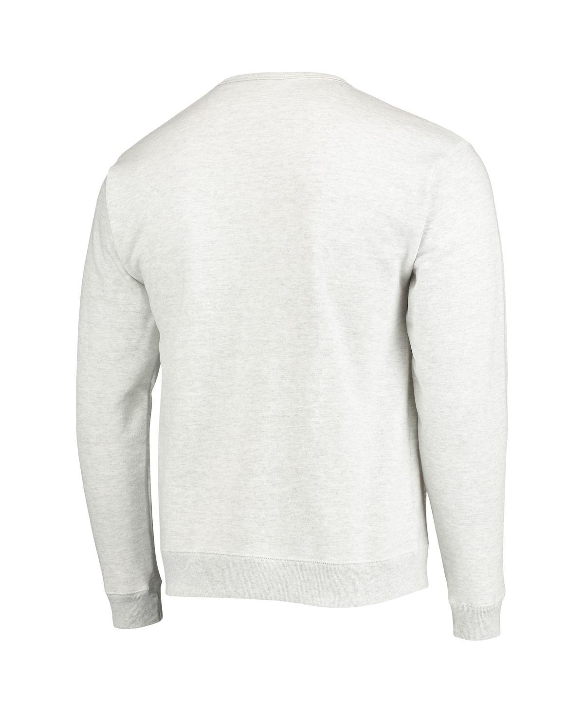 Shop League Collegiate Wear Men's  Heathered Gray Ucla Bruins Upperclassman Pocket Pullover Sweatshirt