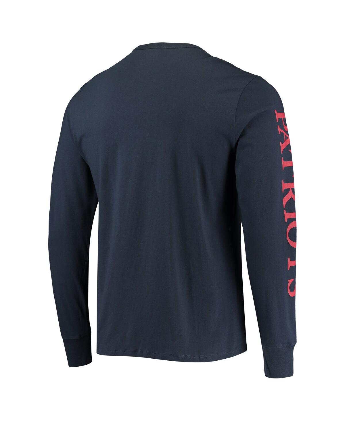 Men's '47 BrandNew England Patriots Franklin Long Sleeve T-shirt - Navy