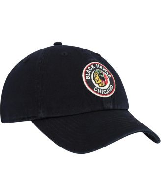 Men's Black Chicago Blackhawks Clean Up Adjustable Hat