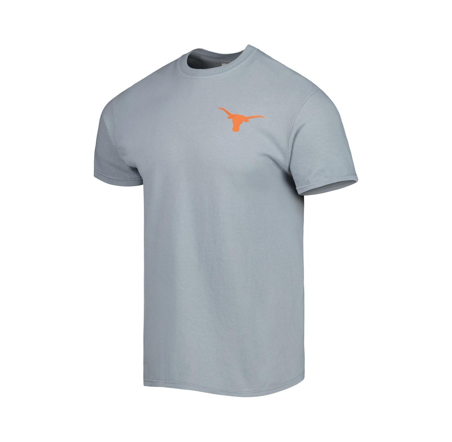 Men's Gray Texas Longhorns Hyperlocal Flag T-shirt