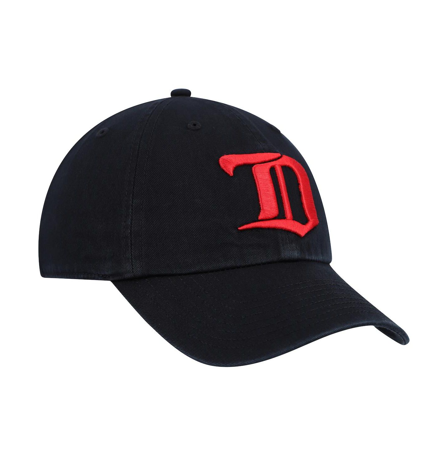 Мужская кепка '47 Brand Black Detroit Red Wings Clean Up Adjustable Hat — фото 3