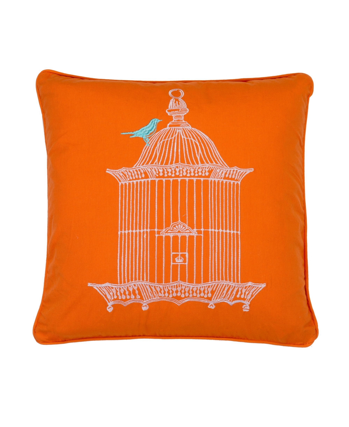 Levtex Home Abigail Birdcage Pillow In Orange