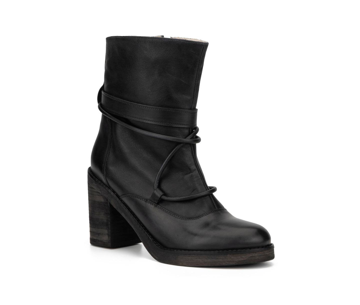 Женские ботинки Vintage Foundry Co Denisa Heeled, цвет: Чёрный — фото 1