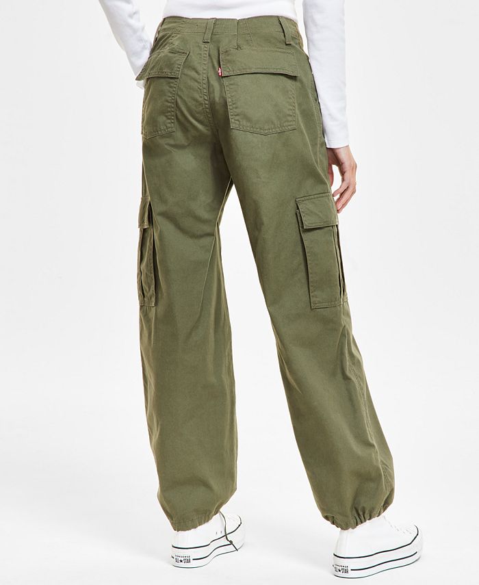 Levi's Women's '94 Baggy Cotton High Rise Cargo Pants in Long Length