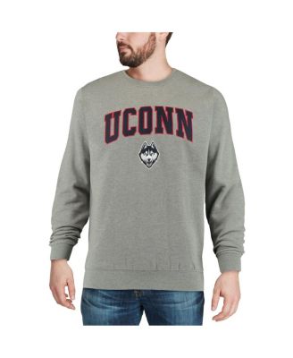 Men's UConn Huskies Arch and Logo Crew Neck Sweatshirt