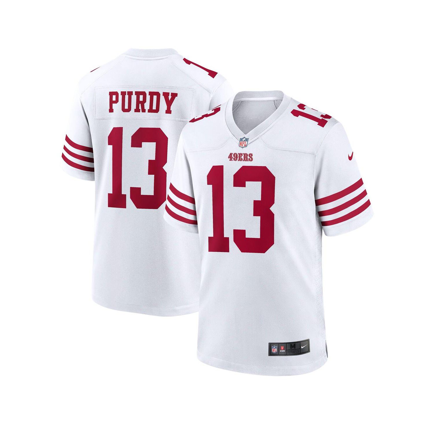 Men's Brock Purdy White San Francisco 49ers Game Player Jersey