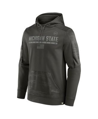 Men's Olive Michigan State Spartans OHT Military-Inspired Appreciation Guardian Pullover Hoodie