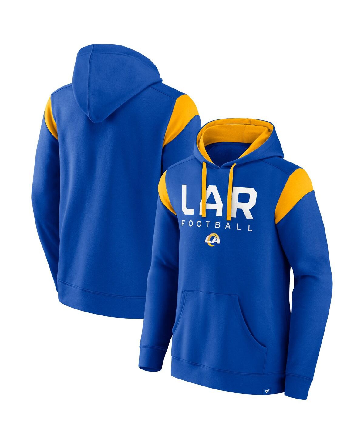Fanatics Branded Royal Los Angeles Rams Call The Shot Pullover Hoodie In Royal