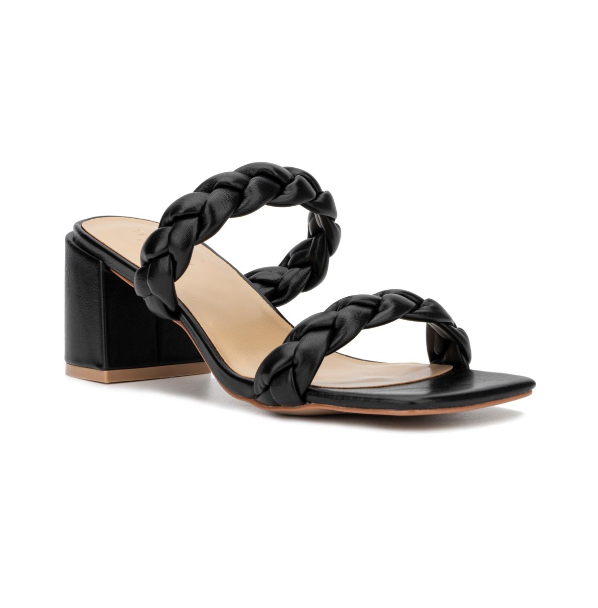 Women's Plumeria Sandals - Black