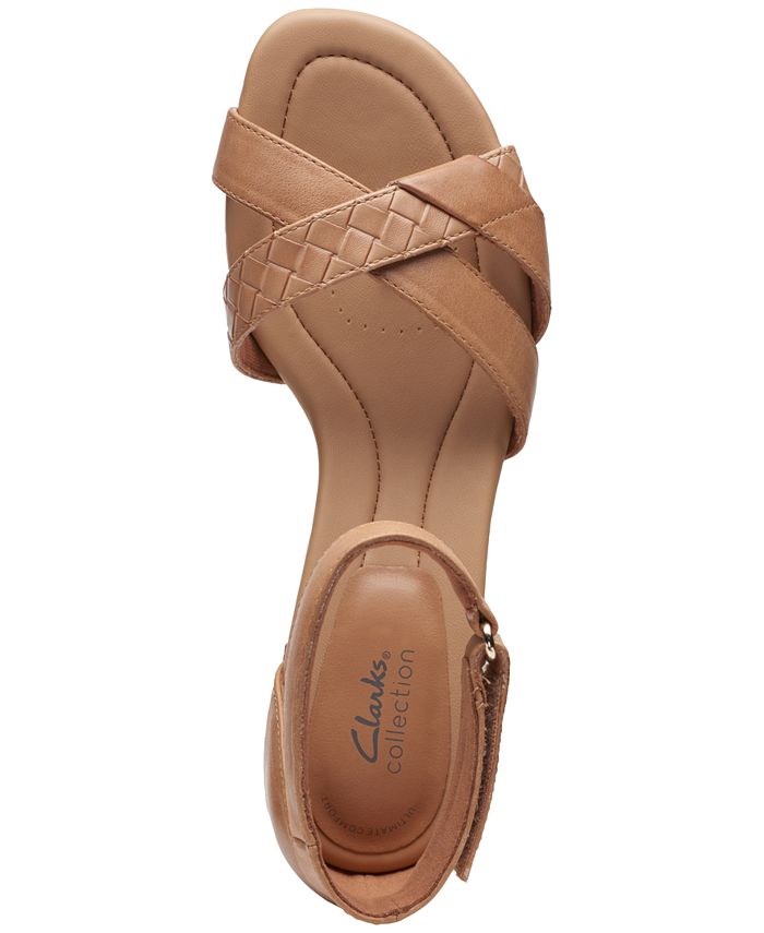 Clarks Women's Desirae Lily AnkleStrap Sandals Macy's