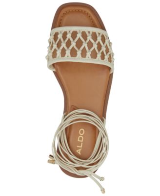 Women's Seazen Lace-Up Ankle-Tie Flat Sandals