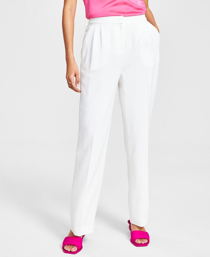 Macy's straight leg pants clearance