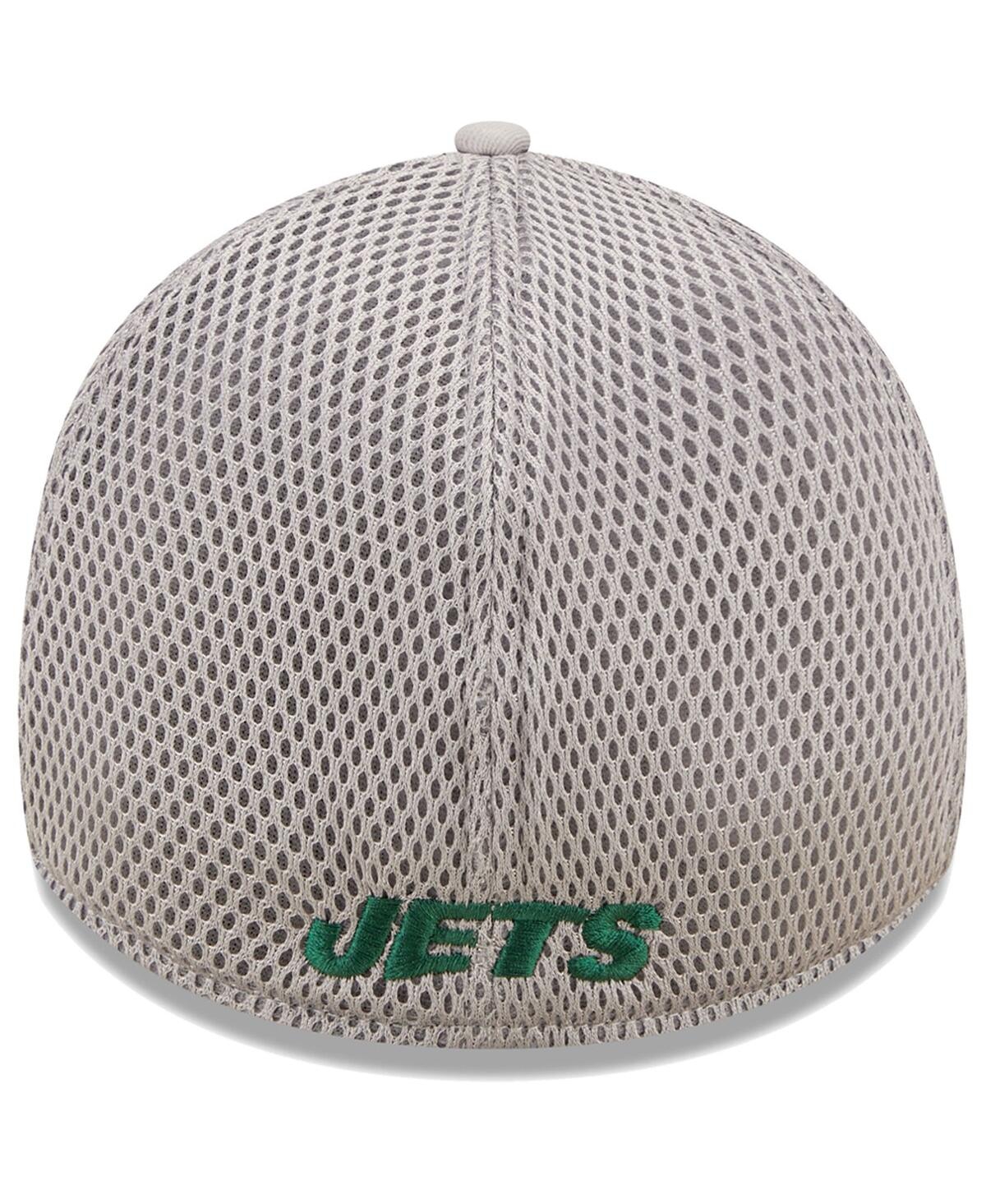 Men's New EraNew York Jets Team Neo 39Thirty Flex Hat - Gray