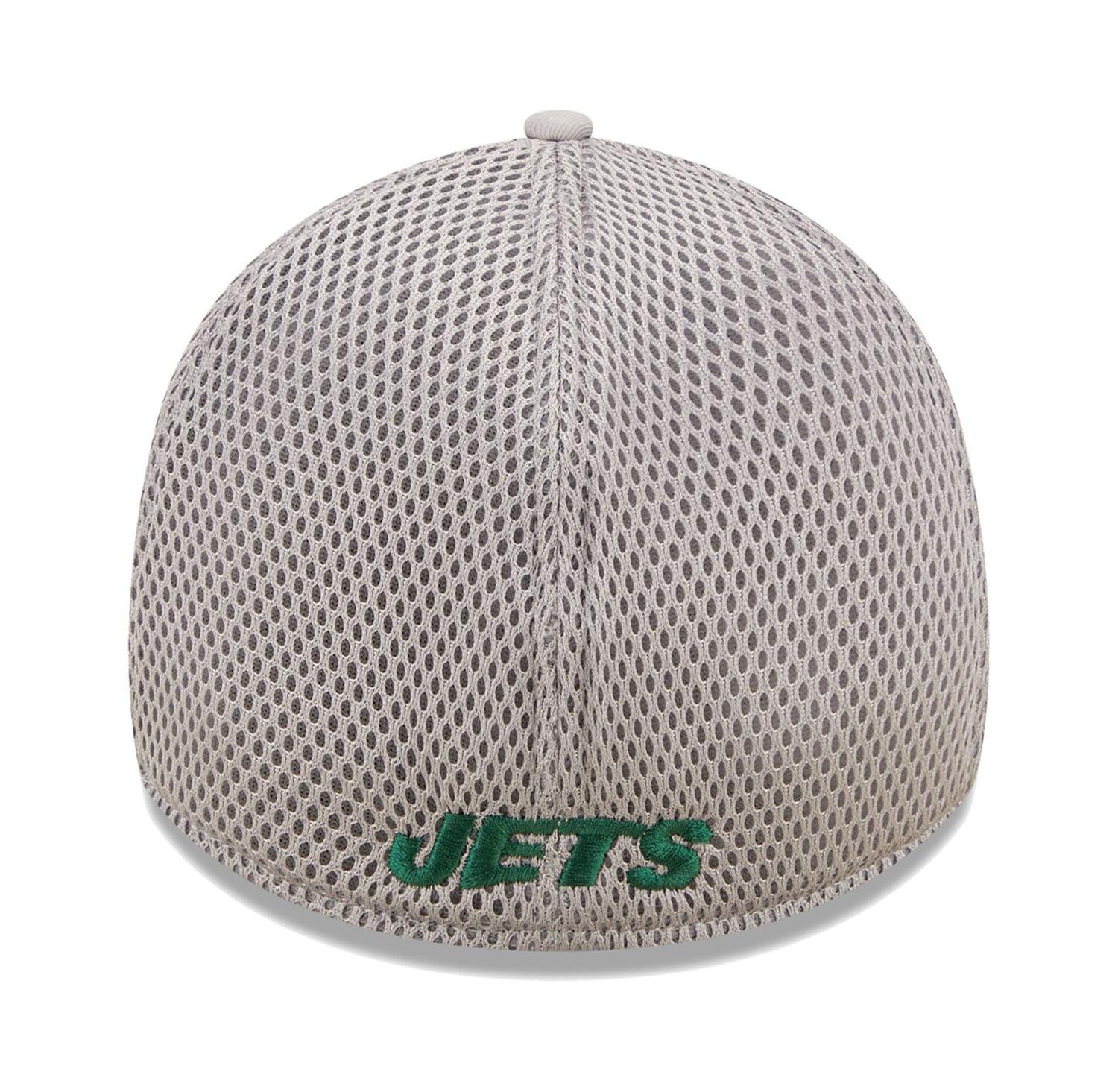 Men's Gray New York Jets Team Neo 39Thirty Flex Hat
