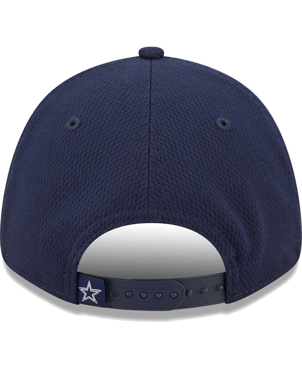 Shop New Era Men's  Navy Dallas Cowboys Framed Af 9forty Snapback Hat
