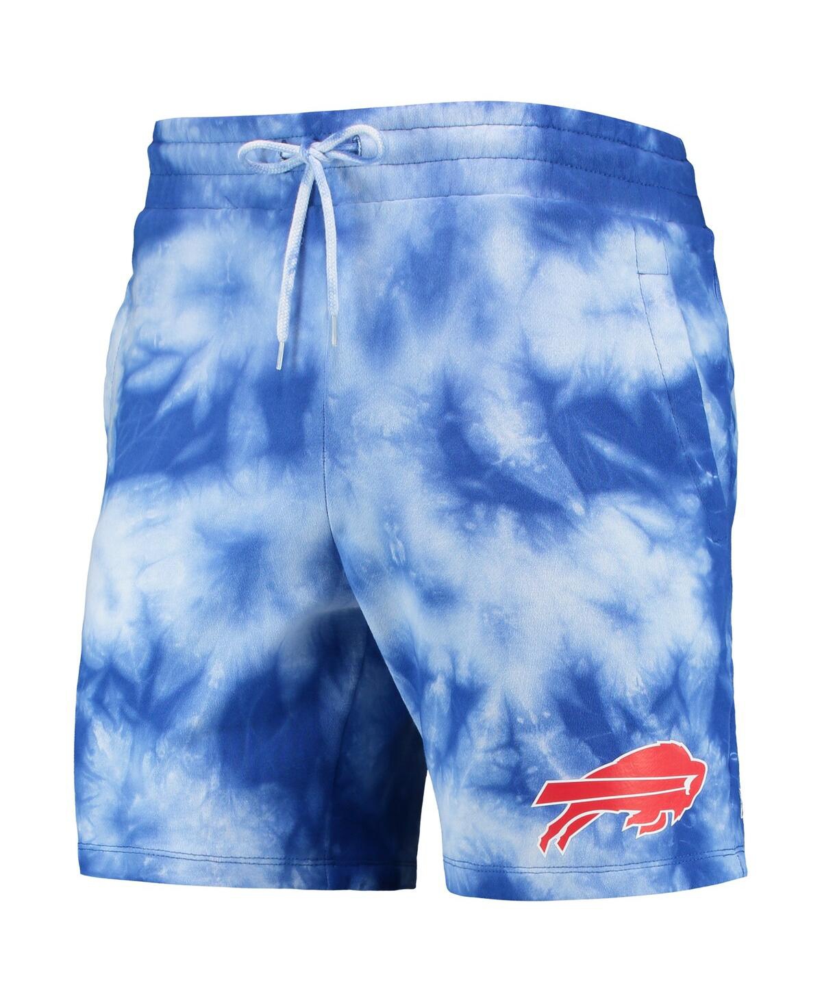 Shop New Era Men's  Royal Buffalo Bills Tie-dye Shorts
