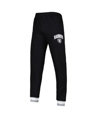 Men's Black Las Vegas Raiders Blitz Fleece Jogger Pants