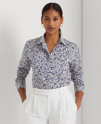 J.Crew: Collection Embellished Cotton Poplin Cropped Button-up Shirt In  Gingham For Women