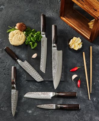 Damashiro Emperor Mokuzai Knife Block Set, 7 Piece