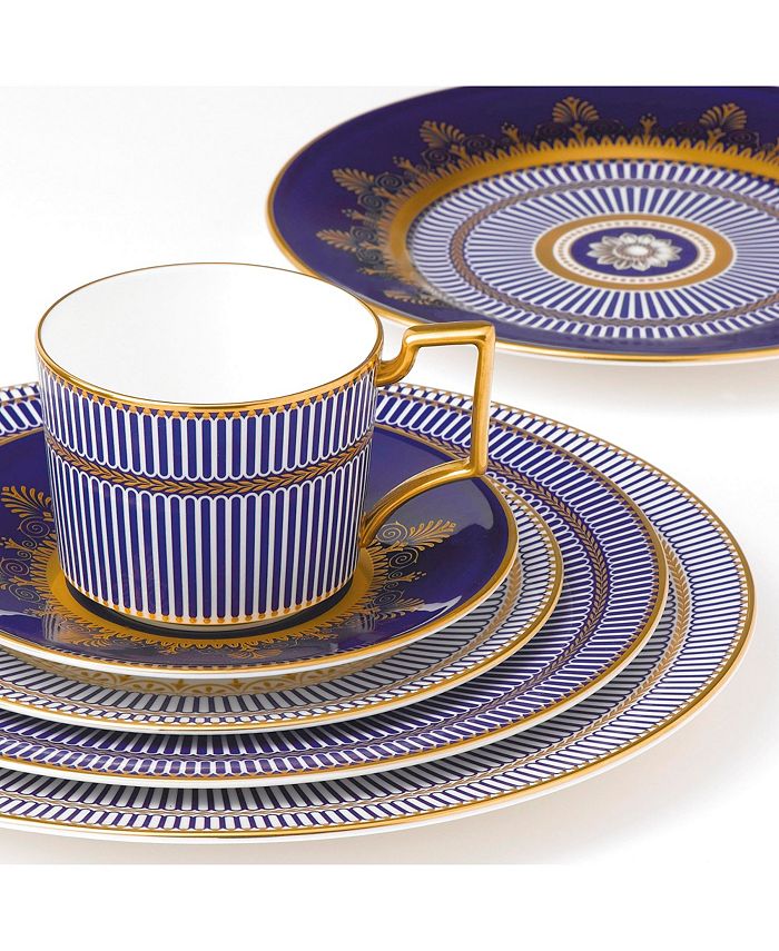 Wedgwood Anthemion Blue Dinner Plate 10.75" Macy's