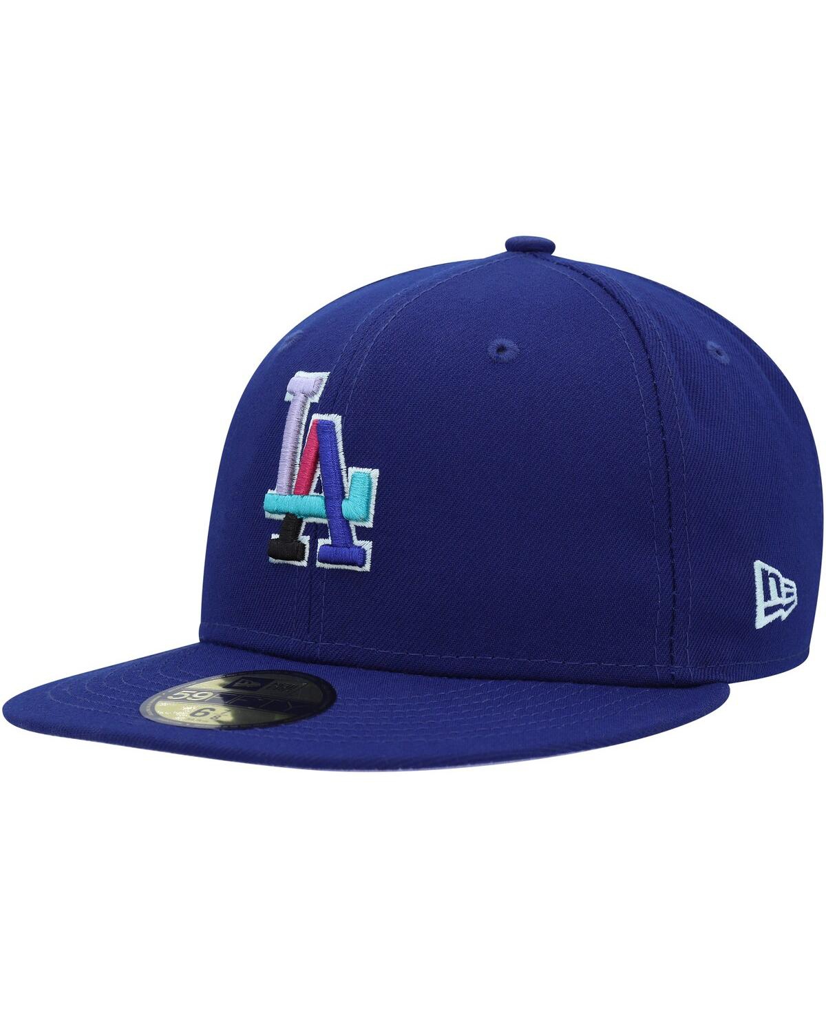 Men's New EraLos Angeles Dodgers 1988 World Series Polar Lights 59FIFTY Fitted Hat - Royal