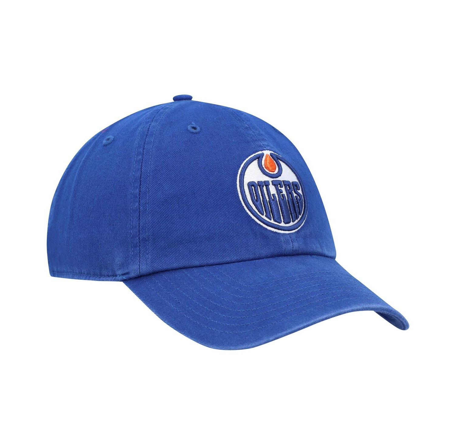 Men's Royal Edmonton Oilers Clean Up Adjustable Hat