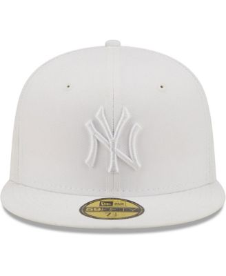 Men's New York Yankees White on White 59FIFTY Fitted Hat