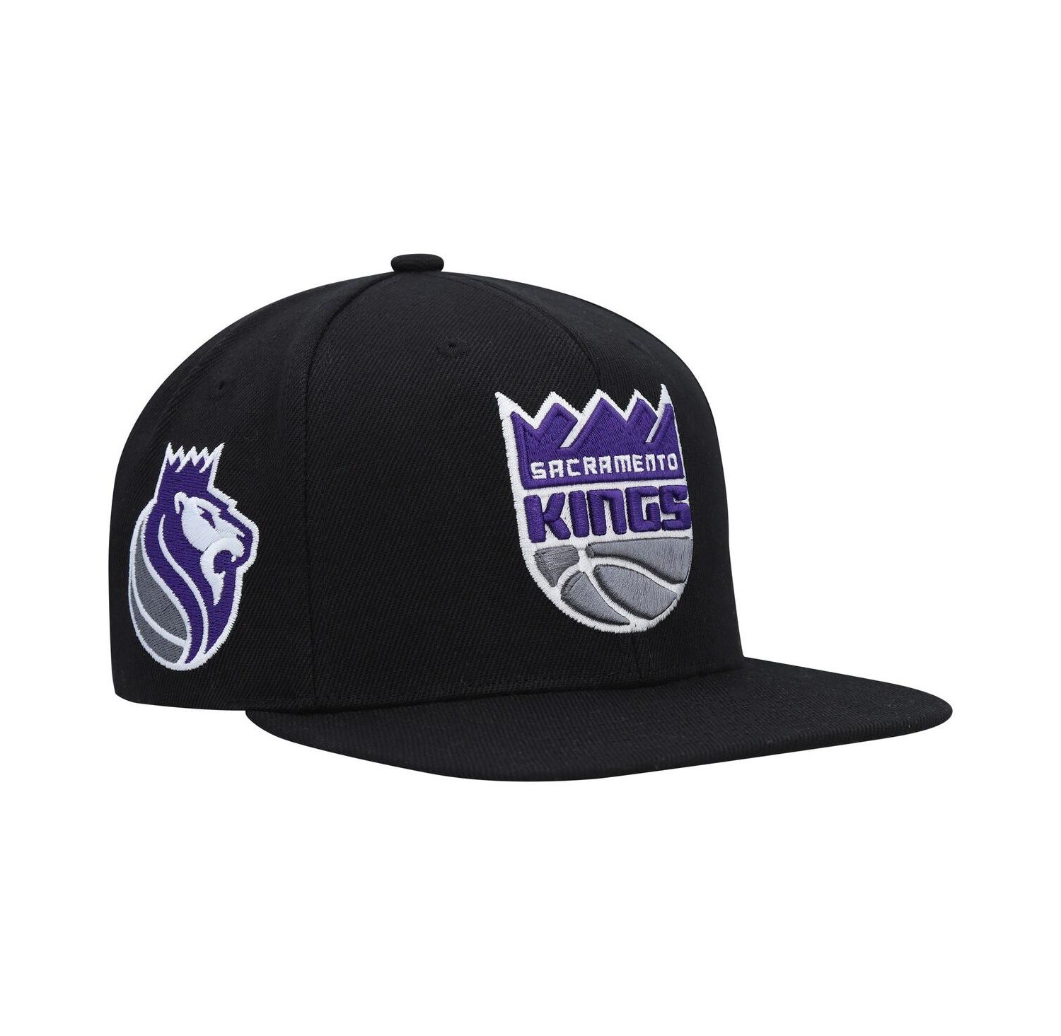 Men's Black Sacramento Kings Side Core 2.0 Snapback Hat