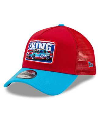 Men s New Era Scarlet Light Blue Richard Petty Legends 9FORTY A Frame Adjustable Trucker Hat Macy s