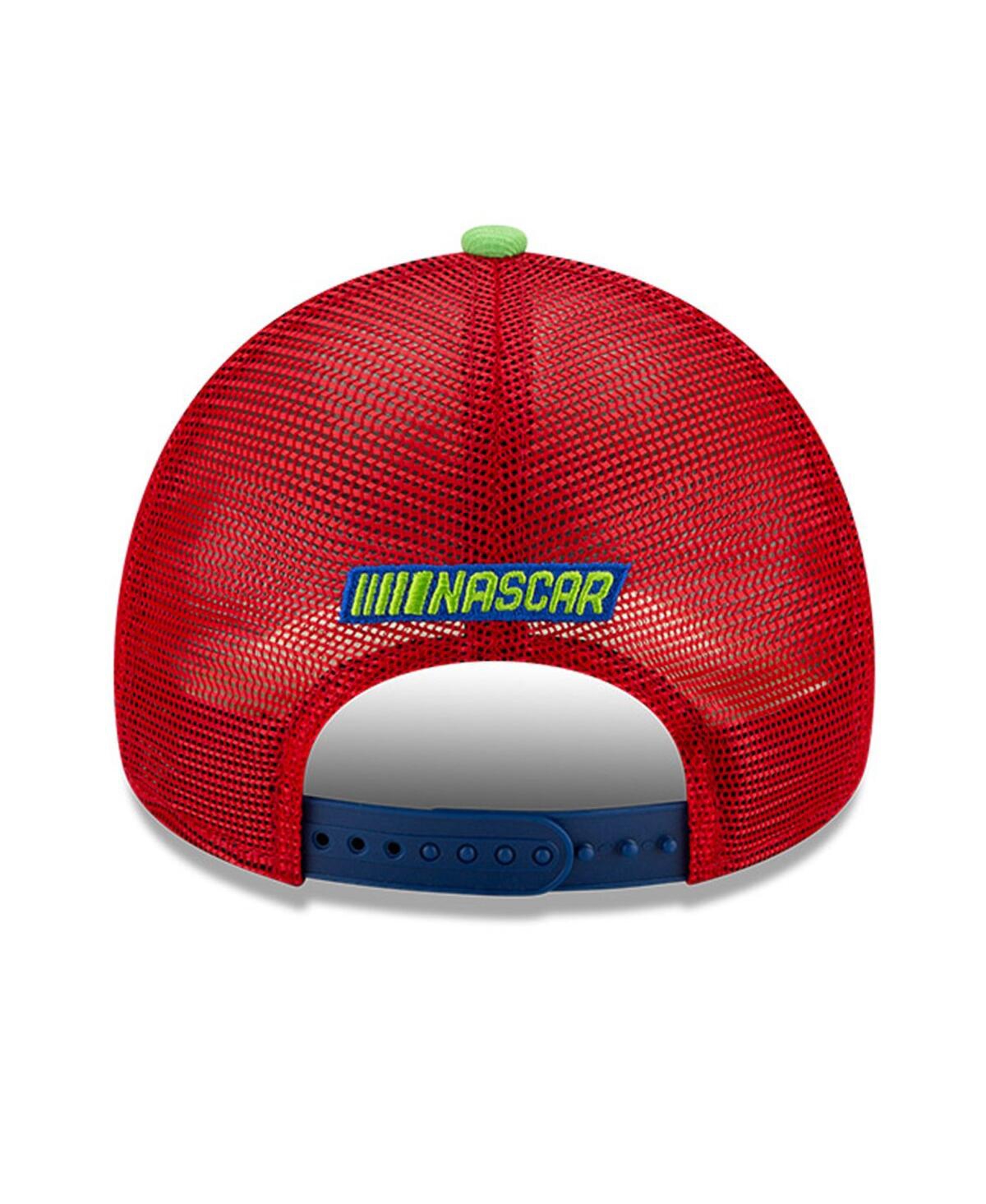Men's New Era Blue Jeff Gordon Legends 9FORTY A-Frame Adjustable Trucker Hat - Blue