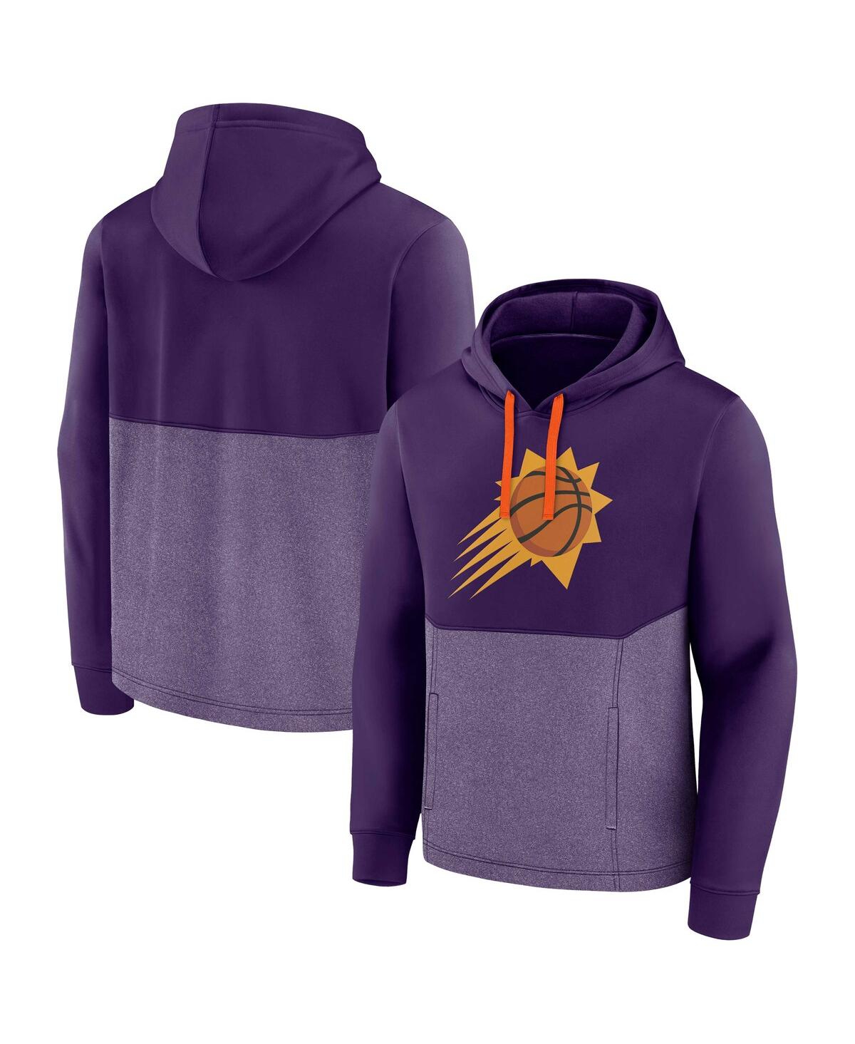 Shop Fanatics Men's  Purple Phoenix Suns Winter Camp Pullover Hoodie