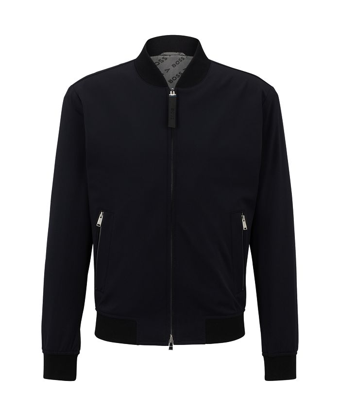 Hugo Boss Men's Slim-Fit Jacket in Performance-Stretch Jersey - Macy's
