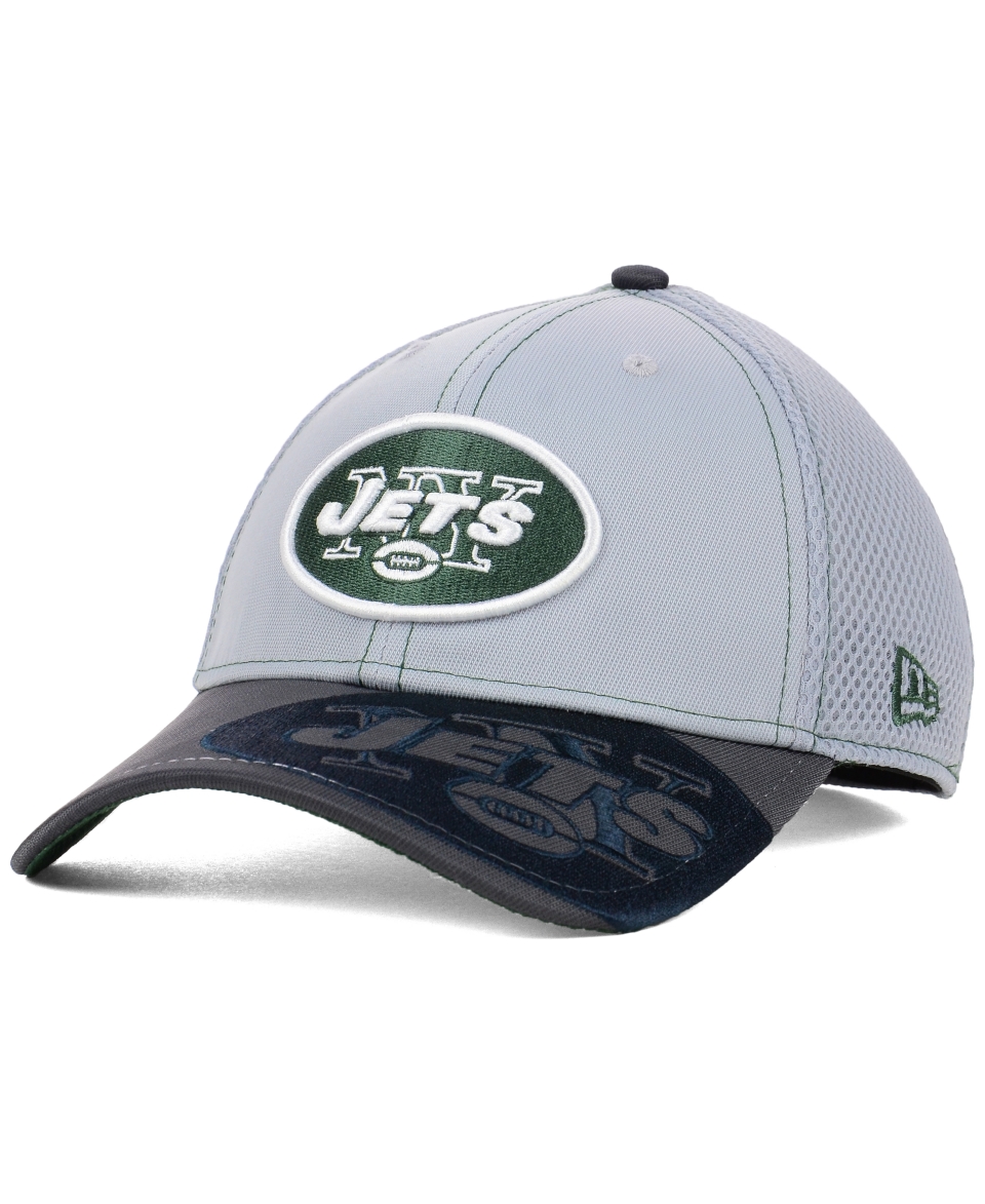 New Era New York Jets Logo Crop Neo 39THIRTY Cap   Sports Fan Shop By