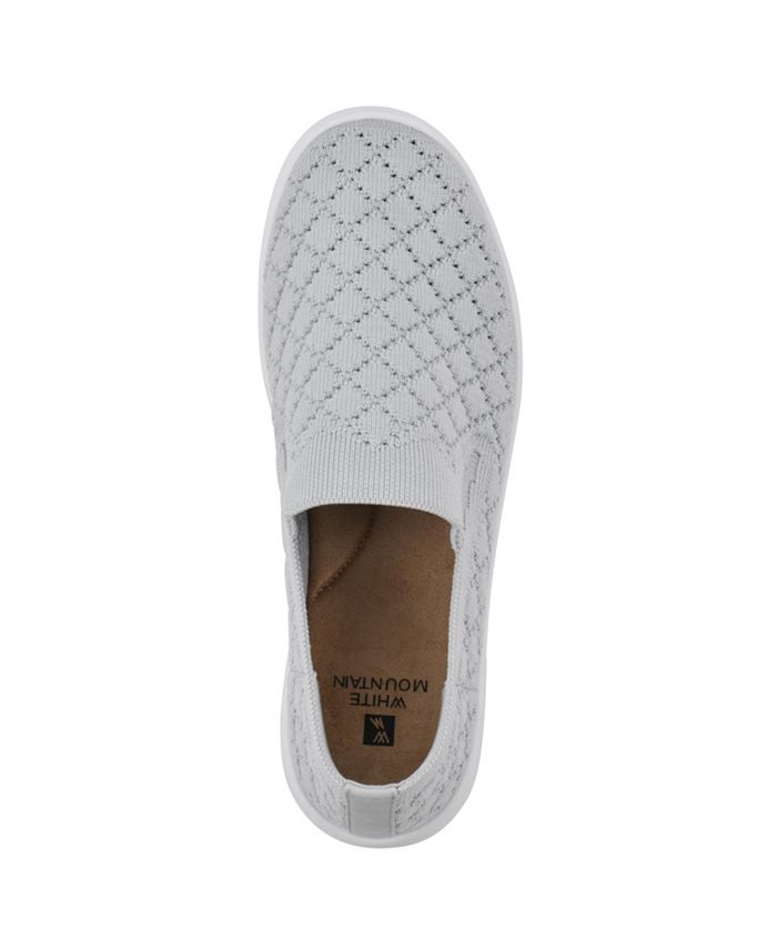 White Mountain Womens Utopia Slip On Sneakers Macy's