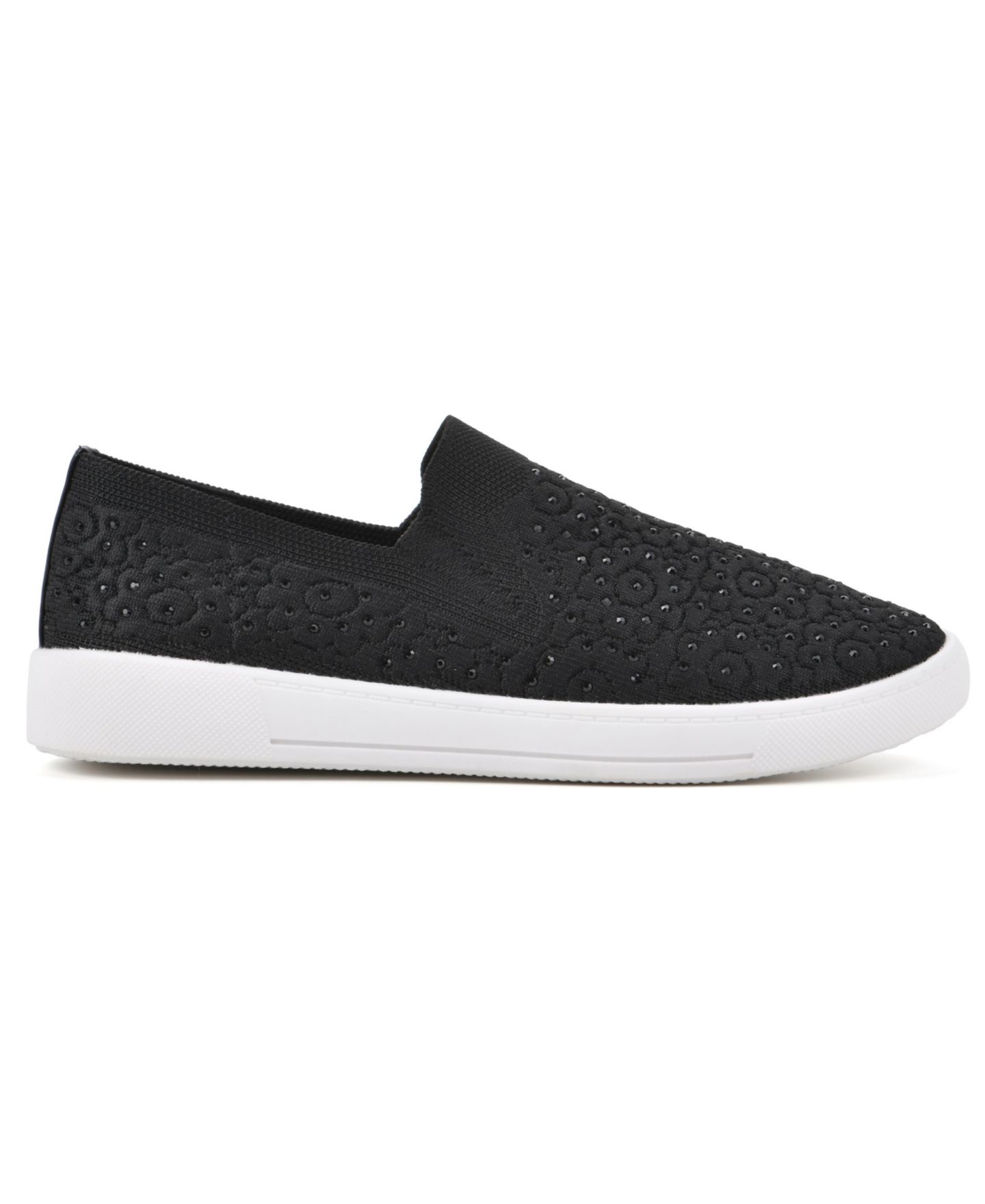 Женские кроссовки White Mountain Unit Slip On, цвет: Чёрный — фото 2