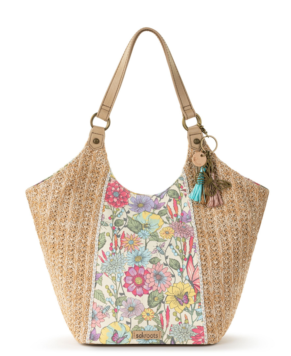 Shop Sakroots Roma Shopper Bag In Pinkberry In Bloom