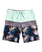 Lands' End Boys Printed Volley Swim Trunks 