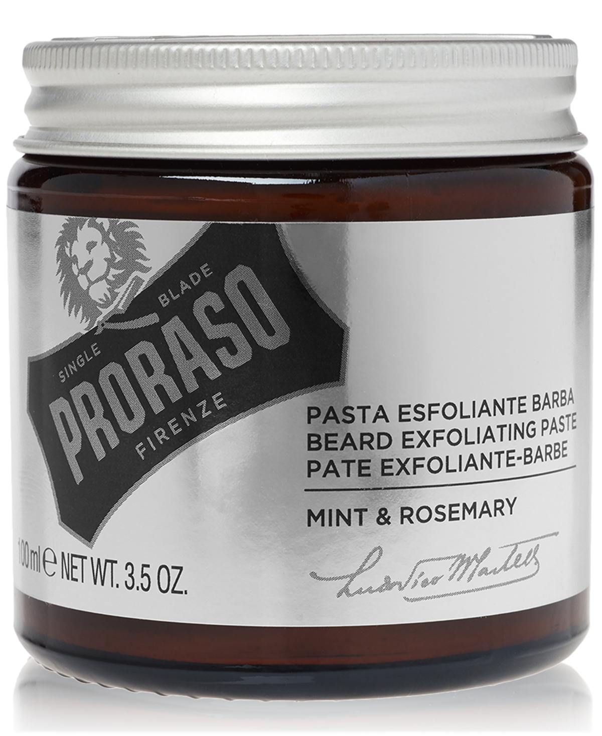 Exfoliating Beard Paste & Facial Scrub, 3.5 oz.
