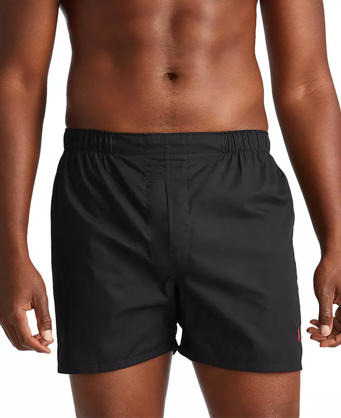 Men's 3-Pack Classic Woven Cotton Boxers - thumbnail 9
