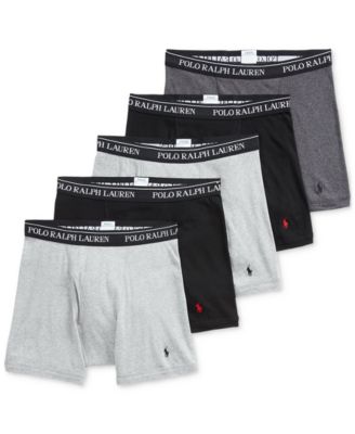 Men's 5-Pack Classic Cotton Boxer Briefs