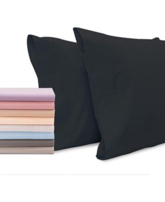 100% Premium Cotton Pillow Cases - Soft and Breatheable - Open Enclosure - Queen - Pink