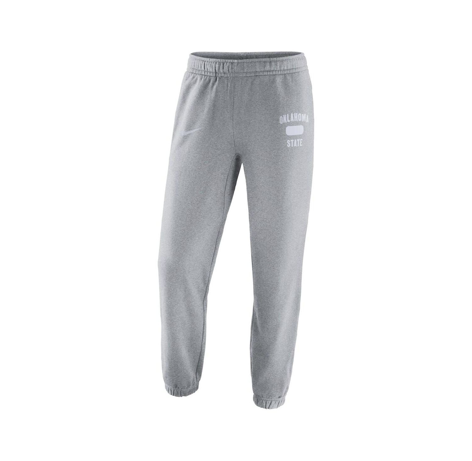 Men's Heathered Gray Oklahoma State Cowboys Saturday Fleece Pants