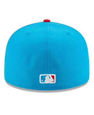 Men's Blue, Red Miami Marlins City Connect 59FIFTY Fitted Hat