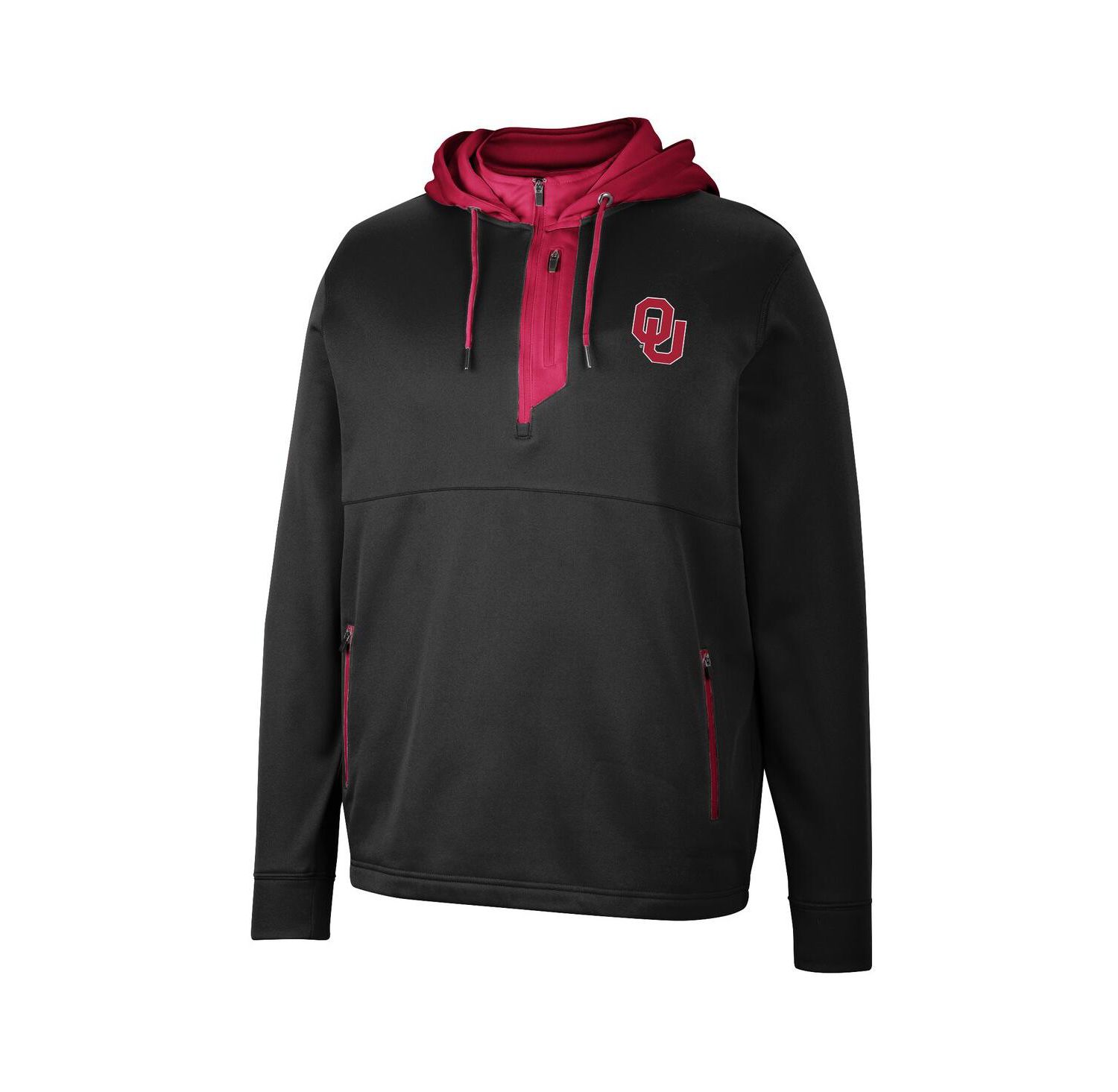 Men's Oklahoma Sooners Luge 3.0 Quarter-Zip Hoodie