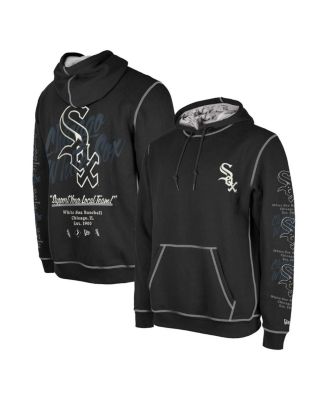 Men's Black Chicago White Sox Team Split Pullover Hoodie