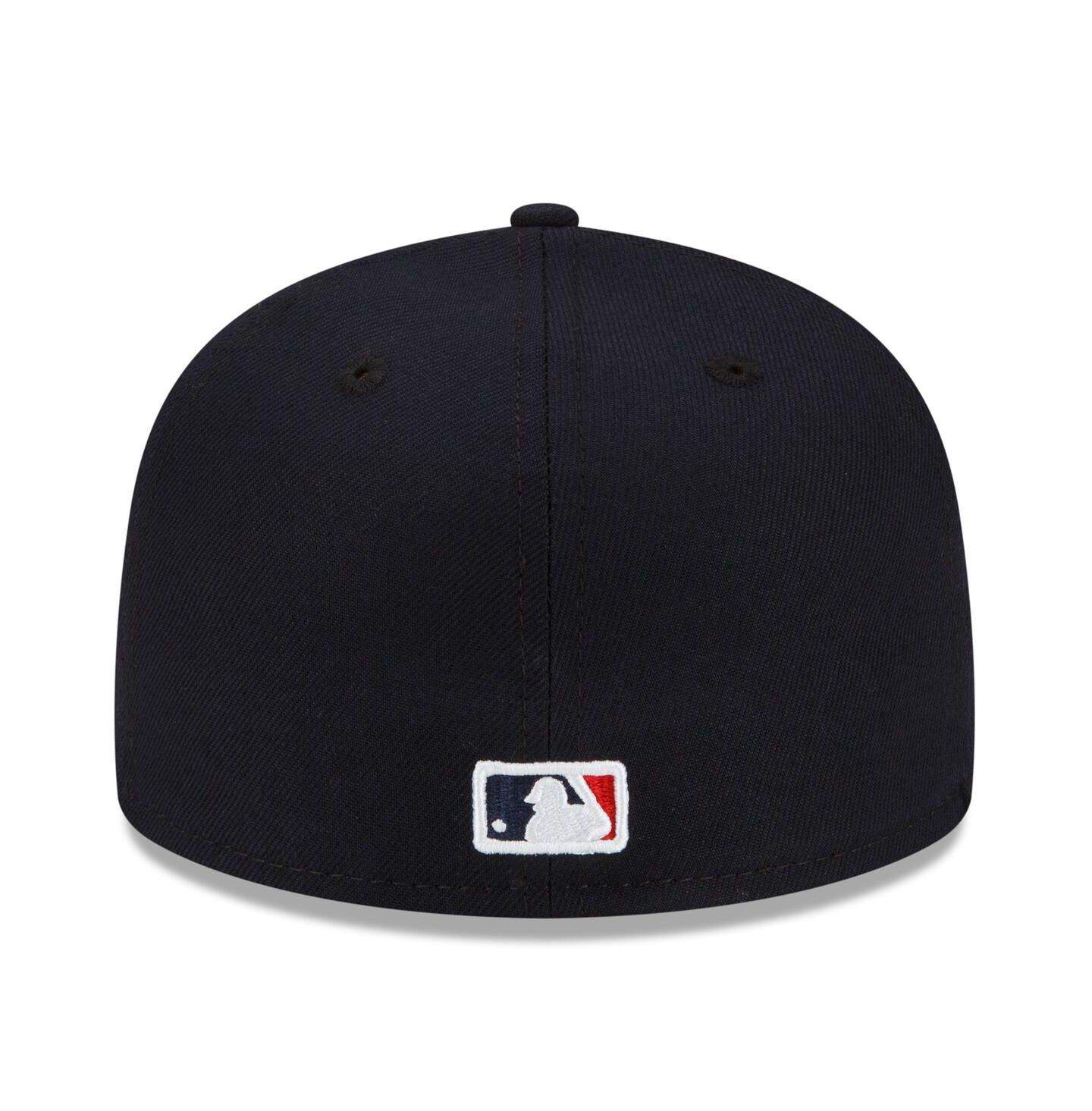 Мужская кепка New Era Navy Minnesota Twins 2023 Authentic Collection Home 59Fifty Fitted Hat — фото 5