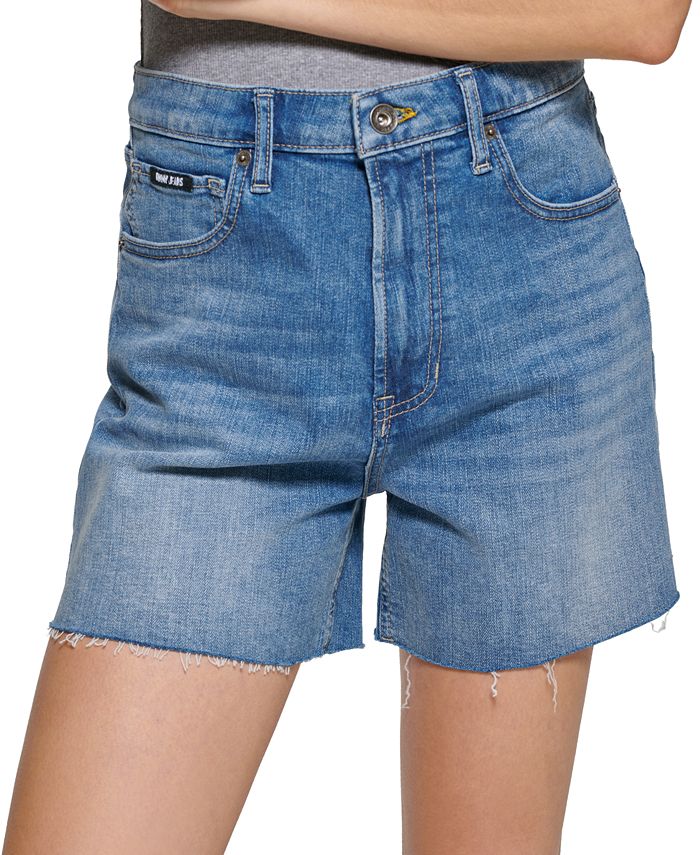 DKNY Jeans Women's Kent High Rise Denim Shorts - Macy's